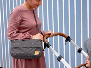 Lassig Organizer kinderwagen antraciet